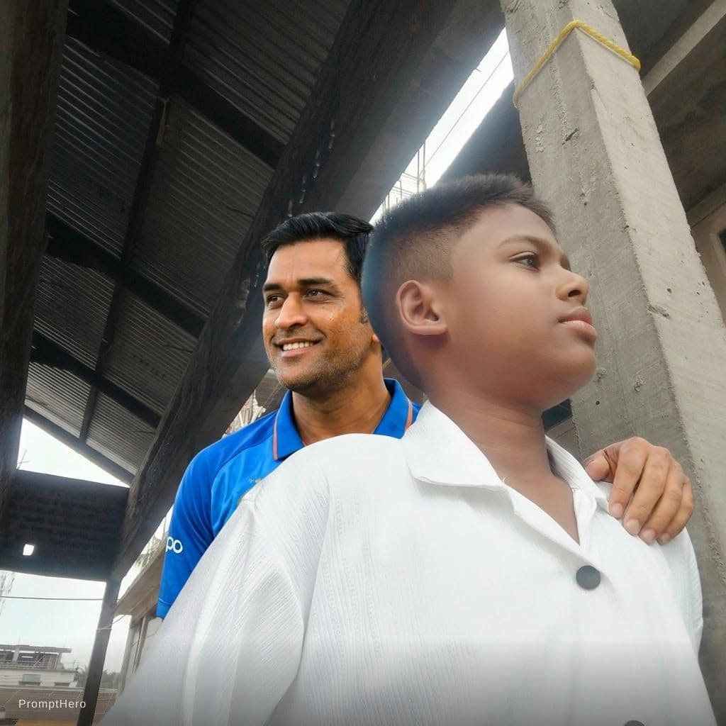 AI generated: Add dhoni with me