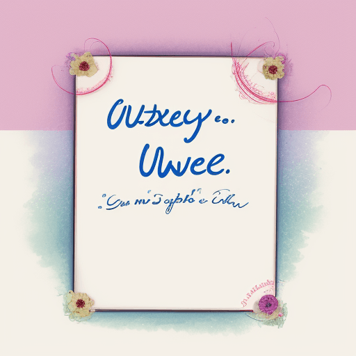 AI generated: “uWu” but cursive 