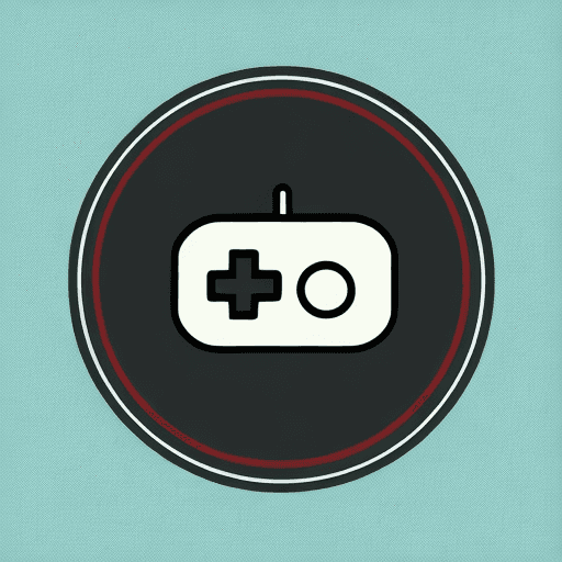 AI generated: minimal logo design for gaming youtube channel with sword, vector, high quality