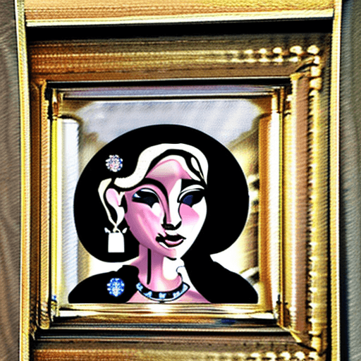 AI generated: portrait of gorgeous goddess