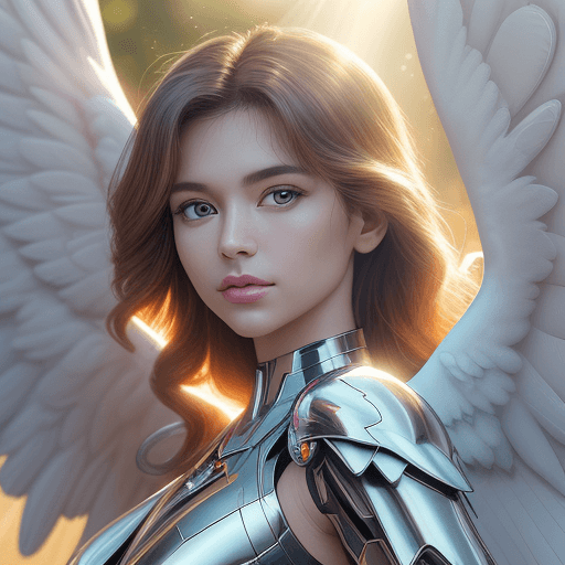 AI generated: Close up, sun rays, reflections, marvel at the power of modern photography through this close-up por...