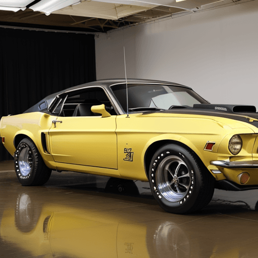 AI generated: 1969 mustang
