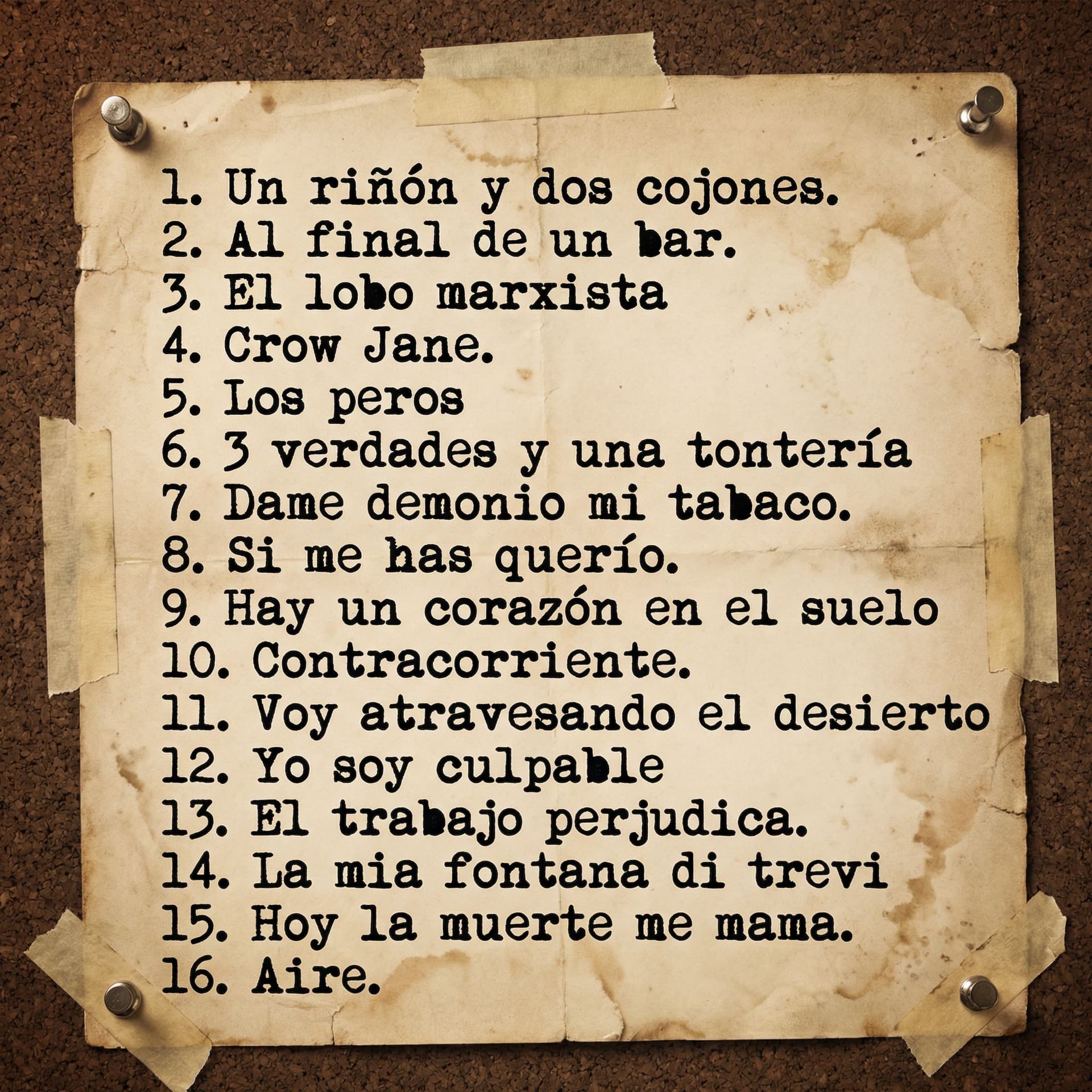 AI generated: La imagen que te acabo de subir es la portada de un disco, si te fijas es como si hubiera pinchada u...