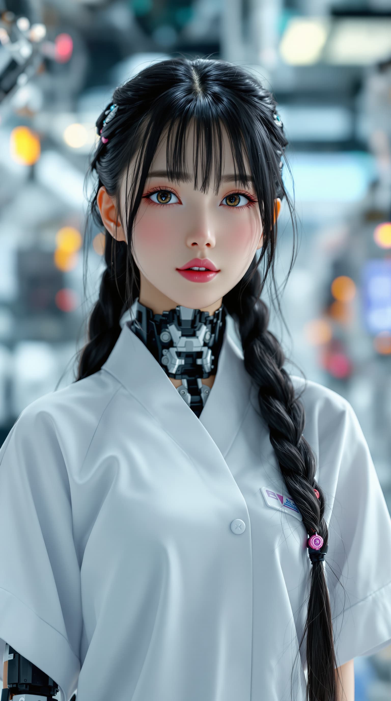 AI generated: A professional photograph capturing the most beautiful fourth-grade girl in the world, depicted as a...