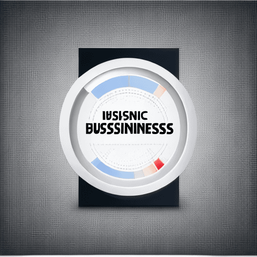 AI generated: business and chart vector bg white