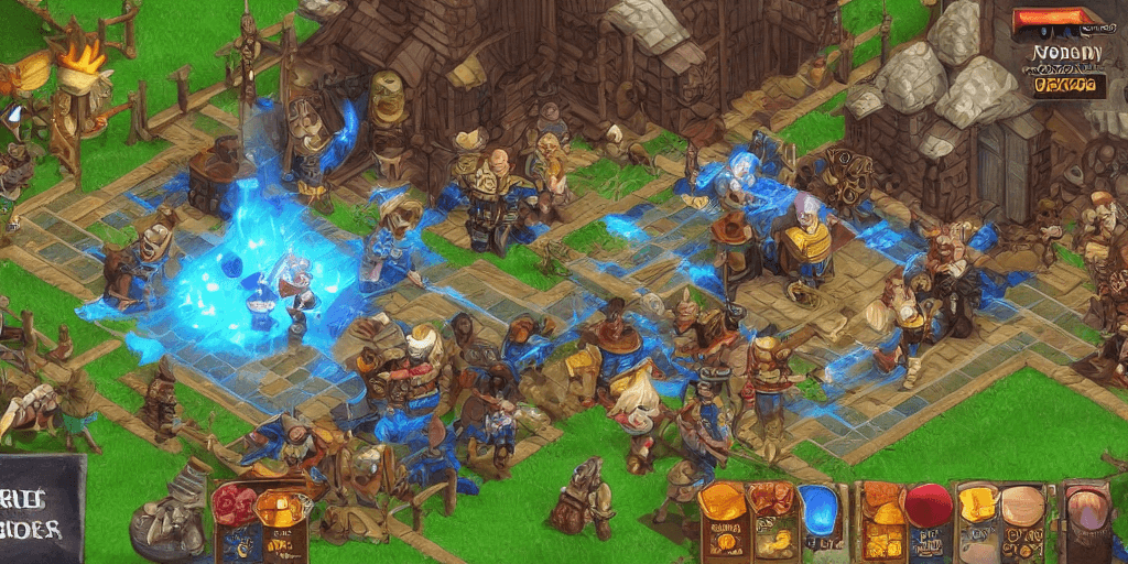 AI generated: rpg game