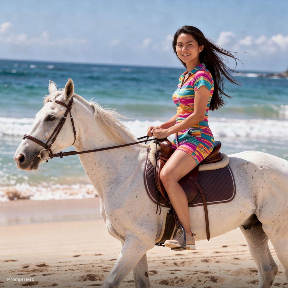 AI generated: A highly detailed, photorealistic, cinematic medium-full shot of a beautiful young East Asian woman ...