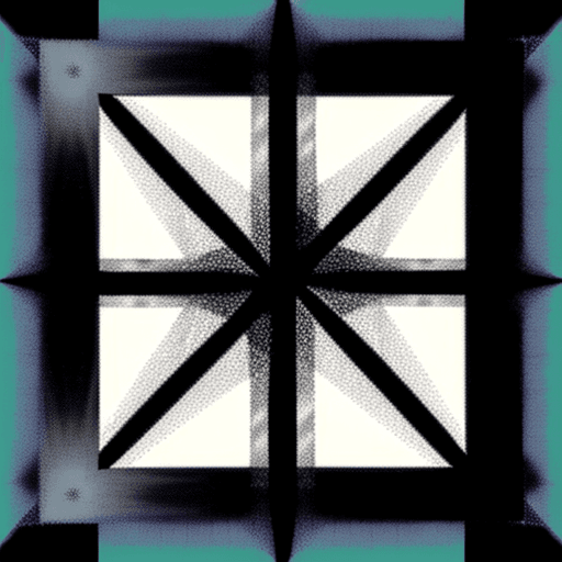 AI generated: Static random signals,
Chaos in the void.
No straight lines. No symmetry.