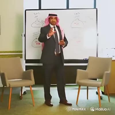 AI generated video: coaching man  retail sales  doing training about sales , learning 
