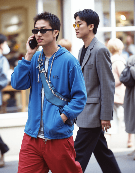 90s Korea street fashion style (lora) - Image 2