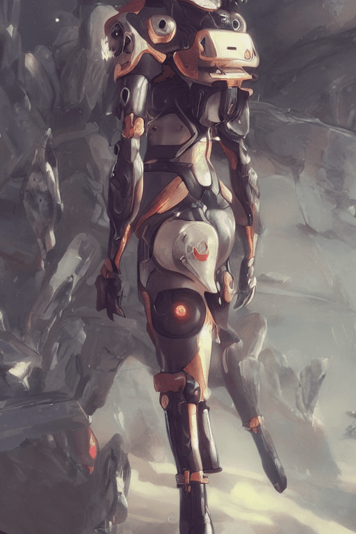 AI generated: Hyper realistic painting of a beautiful girl in an EVA plugsuit, hyper detailed, anime, by greg rutk...