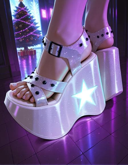 Demonia Dynamite-02 Platform Sandals - Image 1