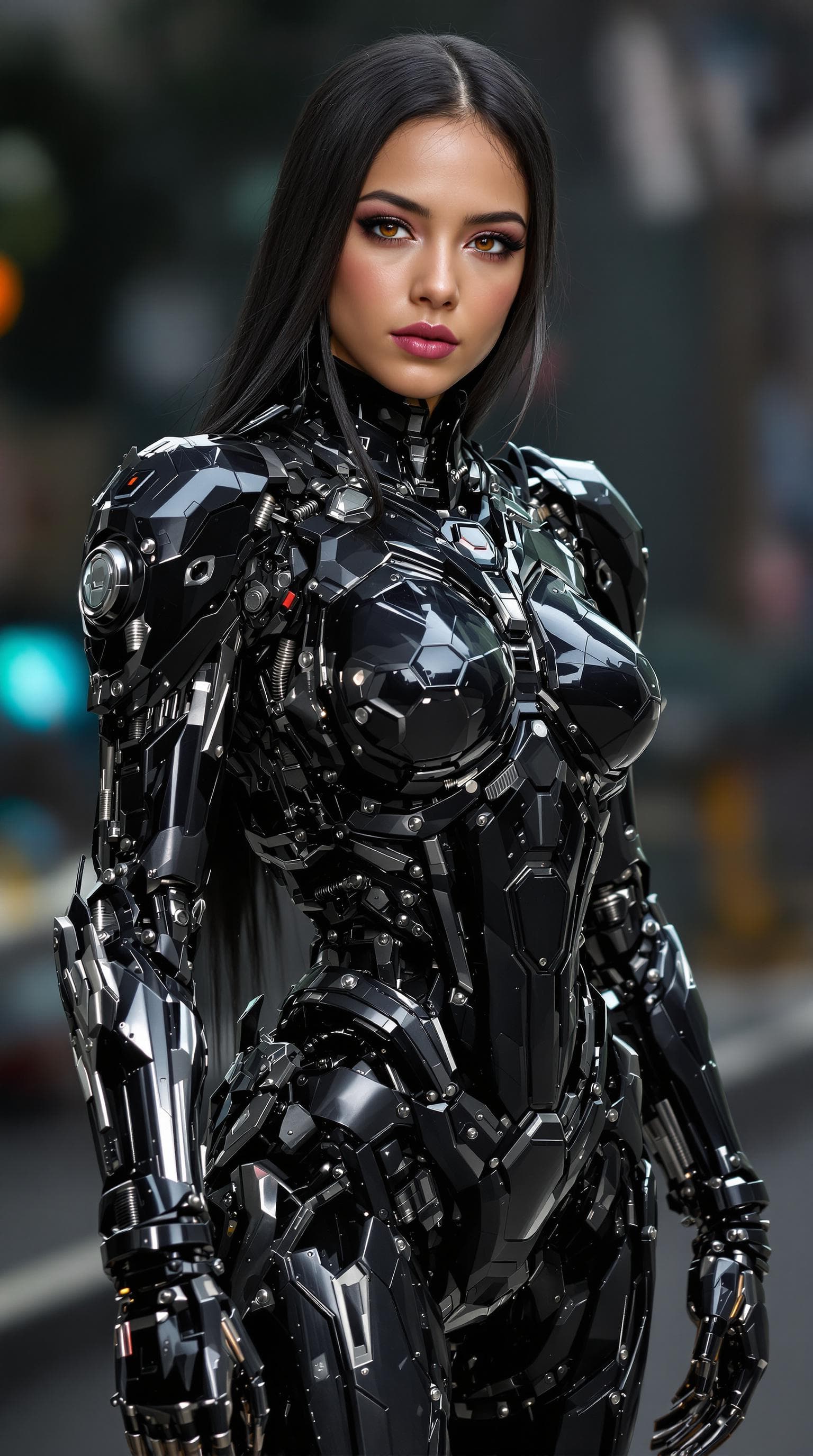 AI generated:  professional photo of a exceptionally of the most beautiful Colombian girl in the world, age 18 Jen...