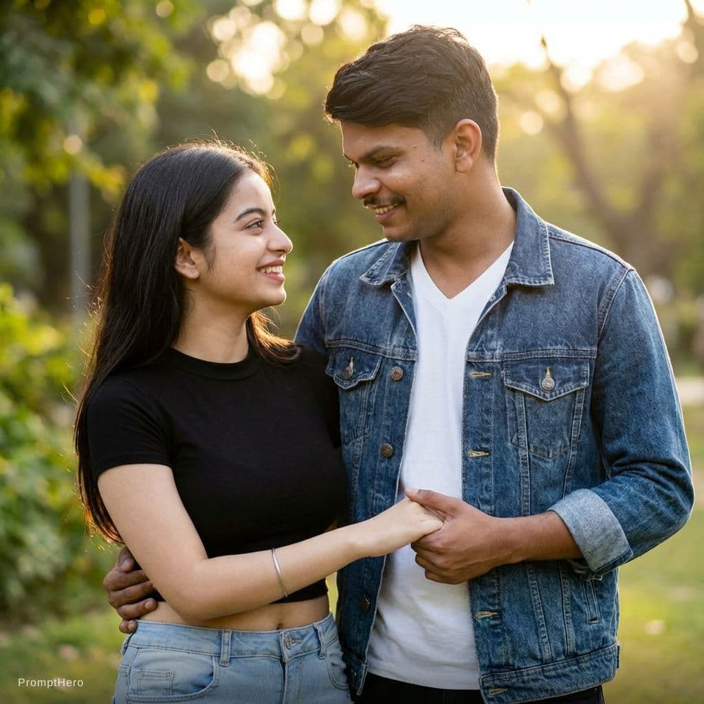 AI generated: a couple in love