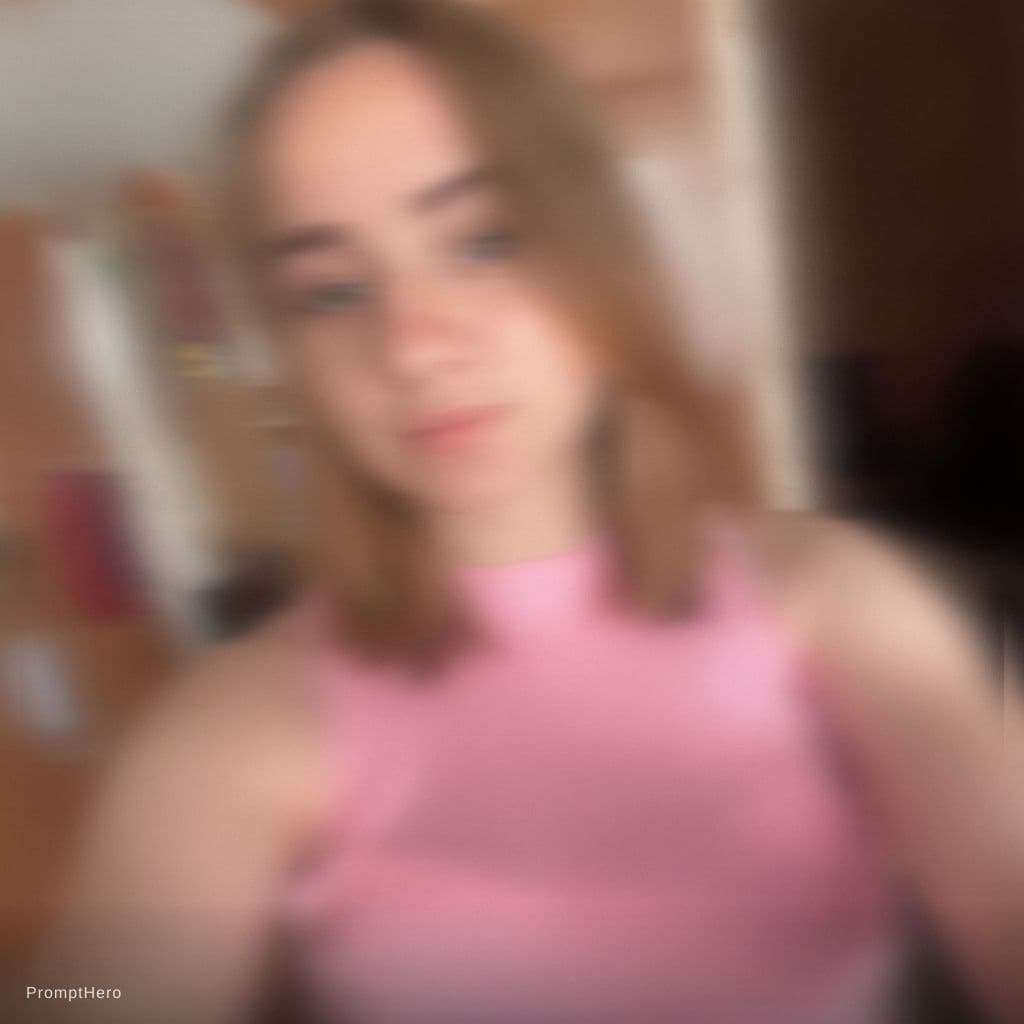 AI generated: blurry image of a girl, in the style of minimalist beauty, androgynous, light black, mote kei, seren...