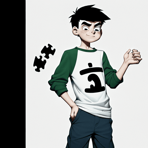 AI generated: A young puzzled boy showing his empty pockets to the viewer of the image and shrugging his shoulders...