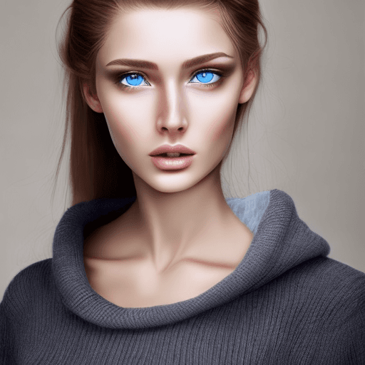AI generated: real looking, good looking russian model