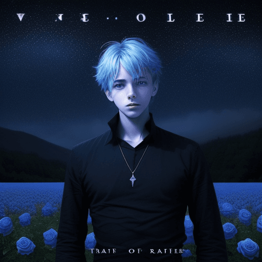 AI generated: Create a cover for the music album, a trap love music. The photo should convey an atmosphere of lone...