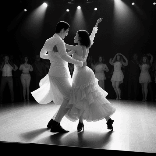 AI generated: mono bailando