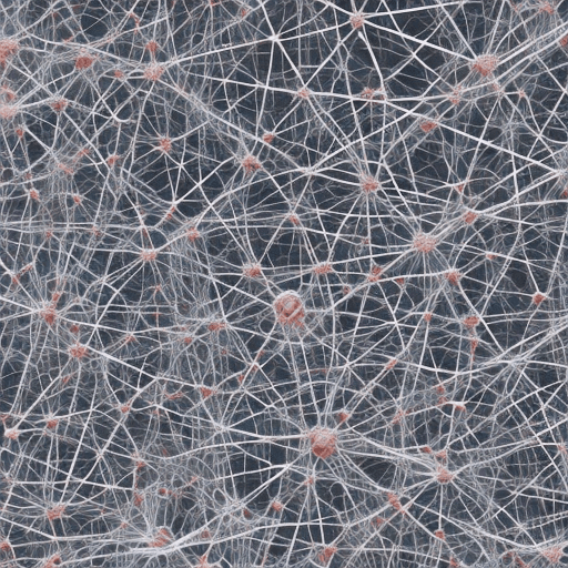AI generated: an abstract art of graph with many nodes, connected and disconnected at places, high definition, pre...