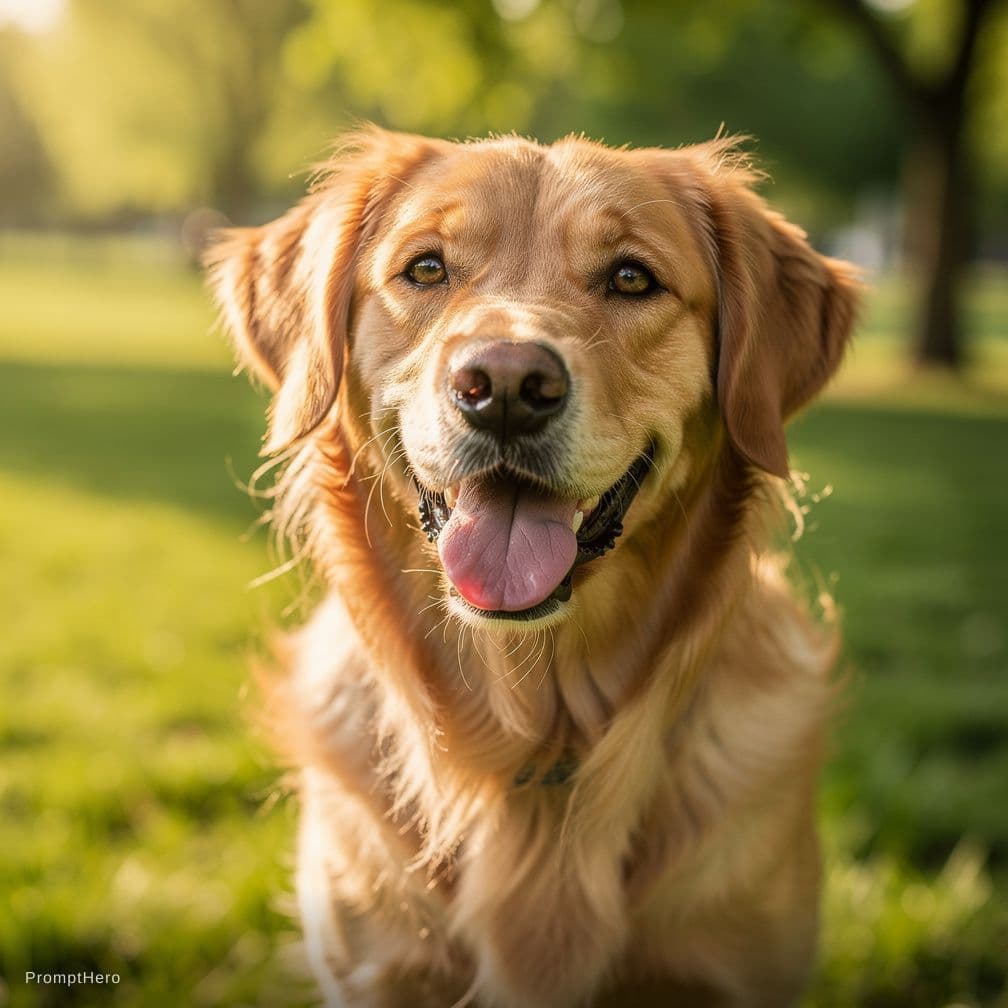AI generated: happy dog