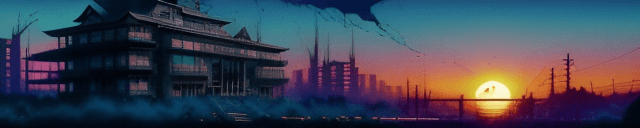 AI generated: DVD screengrab from studio ghibli movie, zombie horde, designed by Hayao Miyazaki, retro anime, horr...