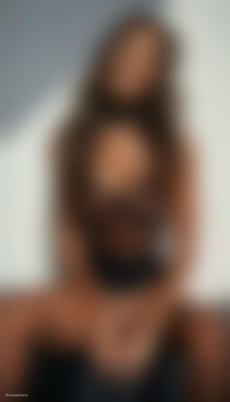 AI generated: curvy 23 yer old woman wearing a choker. Thick, round breasts and a shy smile. 