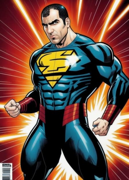 Balding Monobrow Man