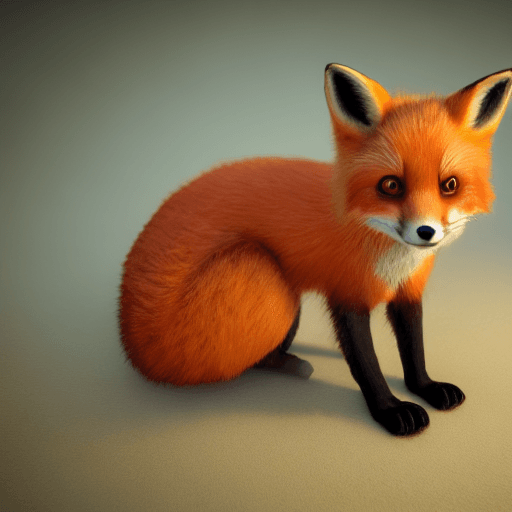 AI generated: portrait of the cutest red fox ever, fluffy, photorealistic, soft lighting, unreal engine --ar 3:4 -...