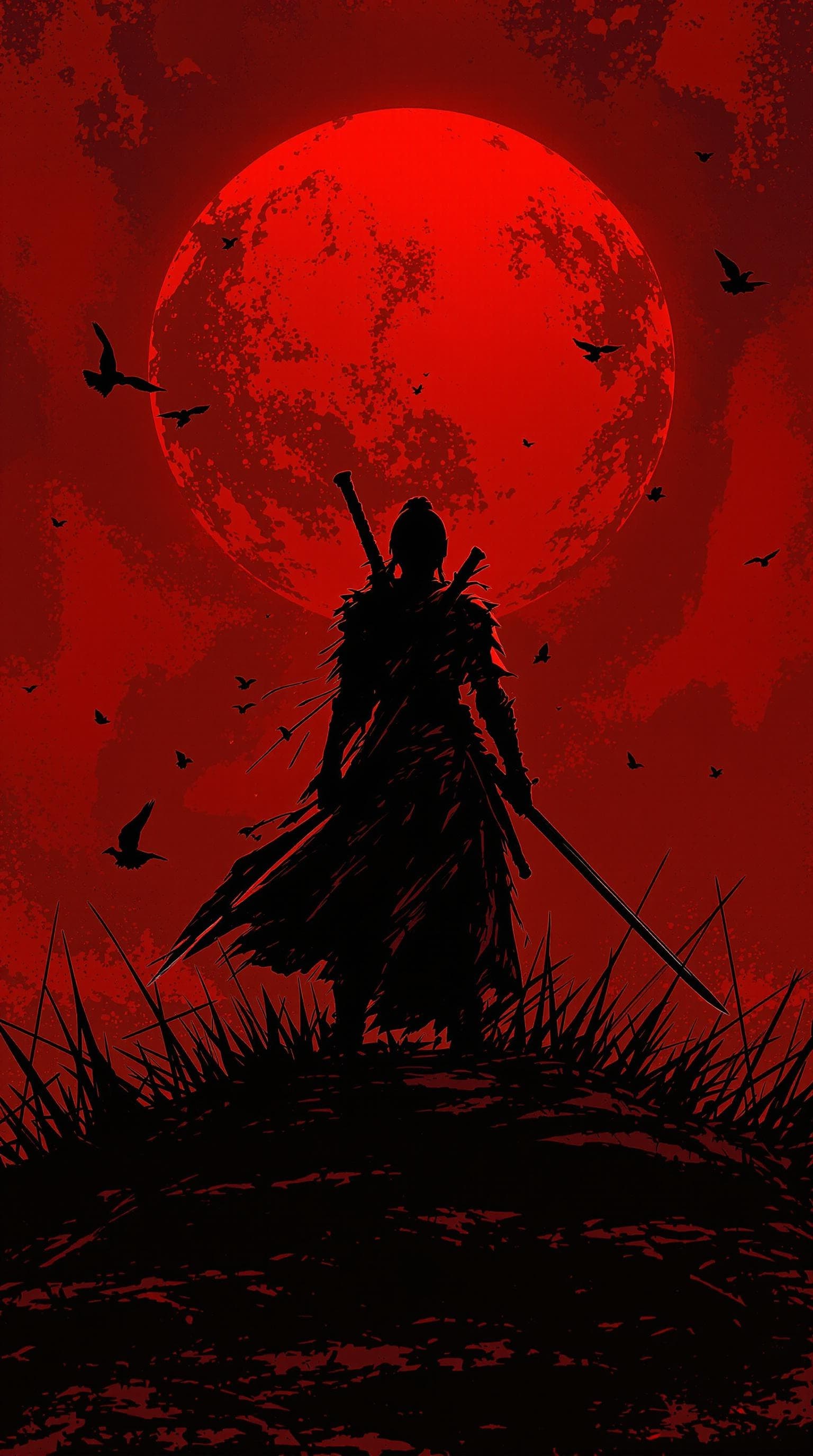 AI generated: Samurai in full armor, concept art in the style of Yoji Shinkawa and Dominik Mayer with vibrant colo...