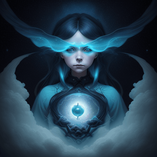 AI generated: photo illustration from a world in the clouds, in the style of tanya shatseva, the stars art group (...