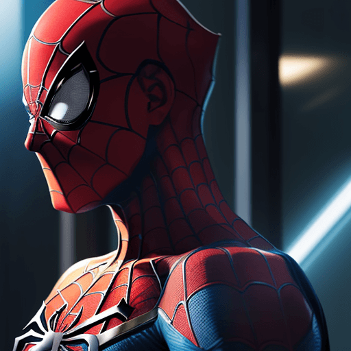 AI generated: a close up of a men in a superhero suit posing for a picture, ((spiderman)), spider man, spiderman, ...