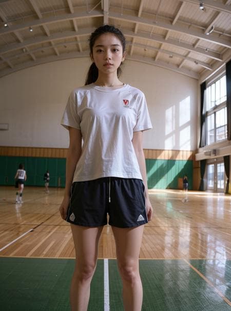 Japanese School Gymnasium / 日本の学校の体育館