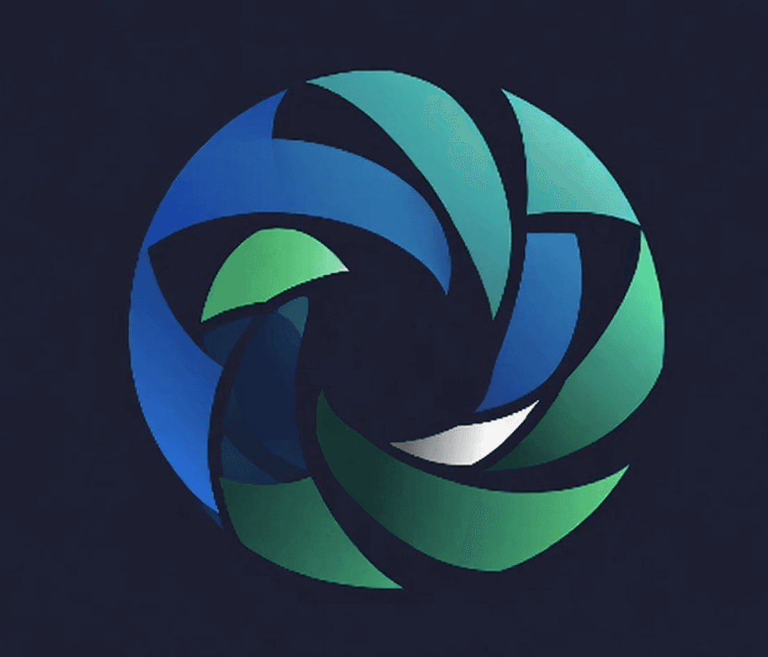 AI generated: Circular 3d logo 