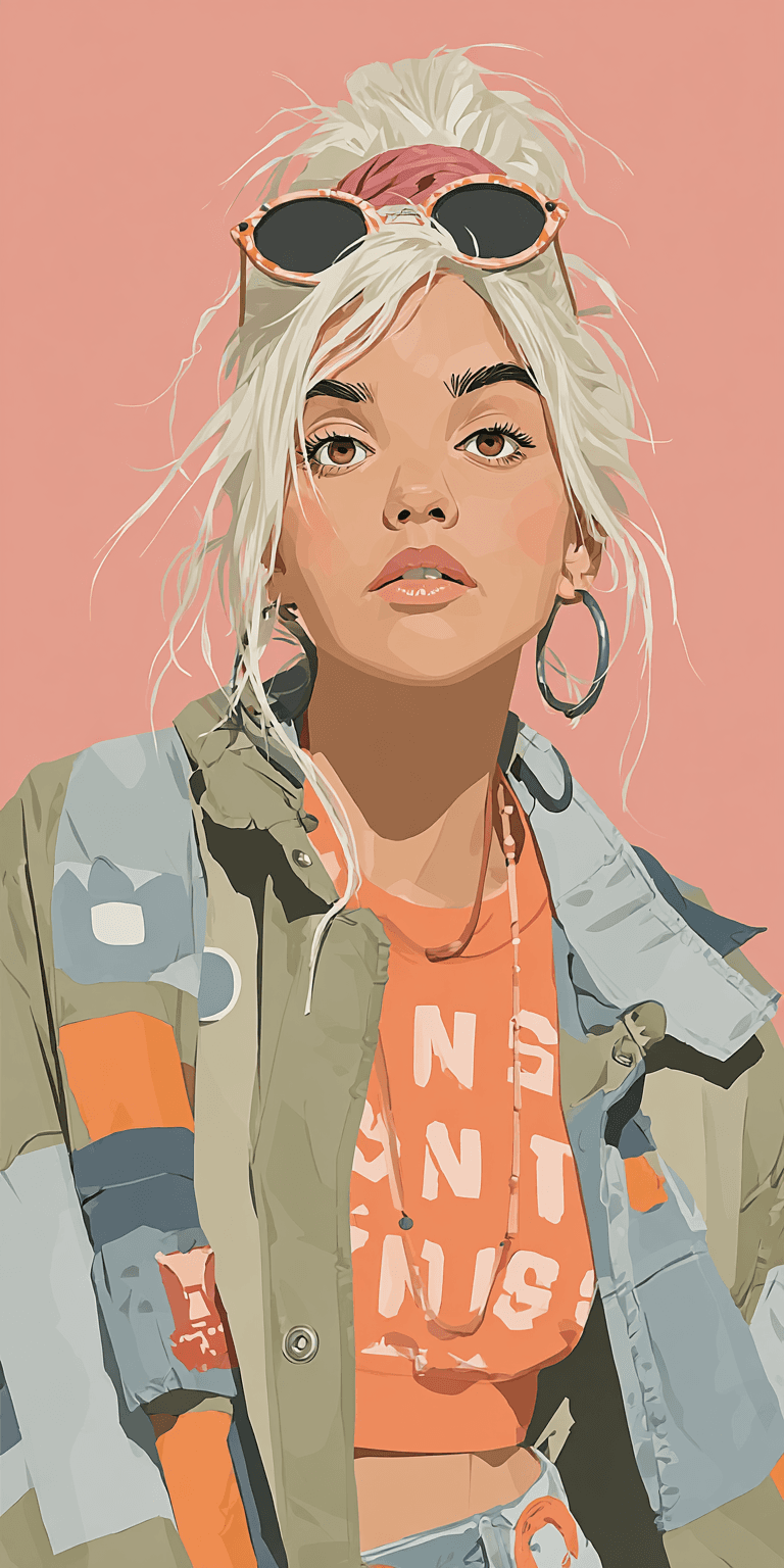 AI generated: a painting of a blonde woman, in the style of Ross Tran --chaos 75 --ar 1:2 --sref 3917812064 --styl...