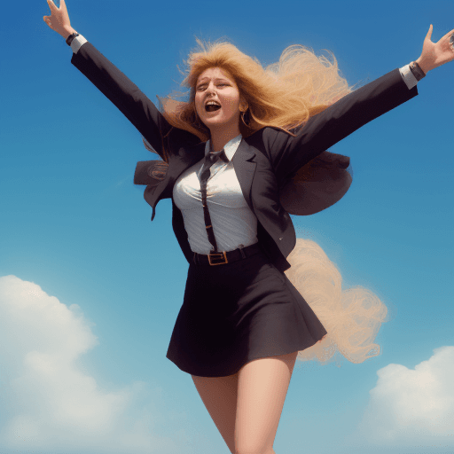 AI generated: a high woman