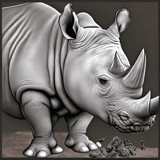 AI generated: rhino smoking
weed