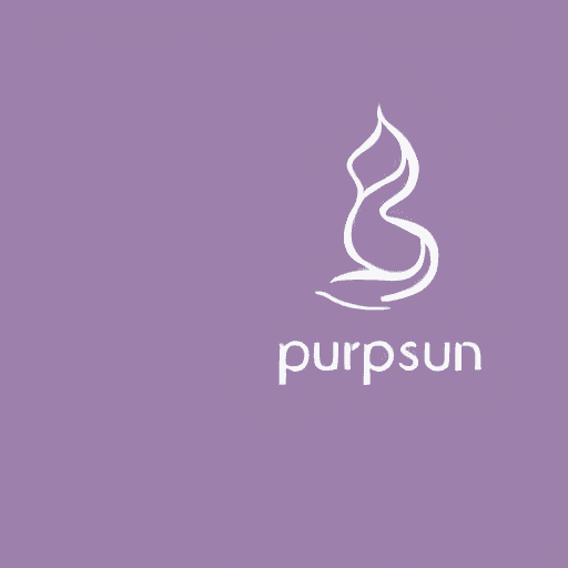 AI generated: Design a sleek and modern logo for PURPN, the Purple Squirrel NFT token on Solana Blockchain. The lo...