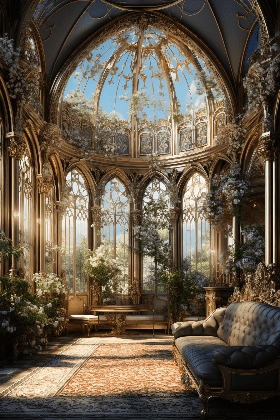 AI generated: ((best quality)), (masterpiece), (realism), highres, 8k, radiant smile, magnificent queens room, ele...