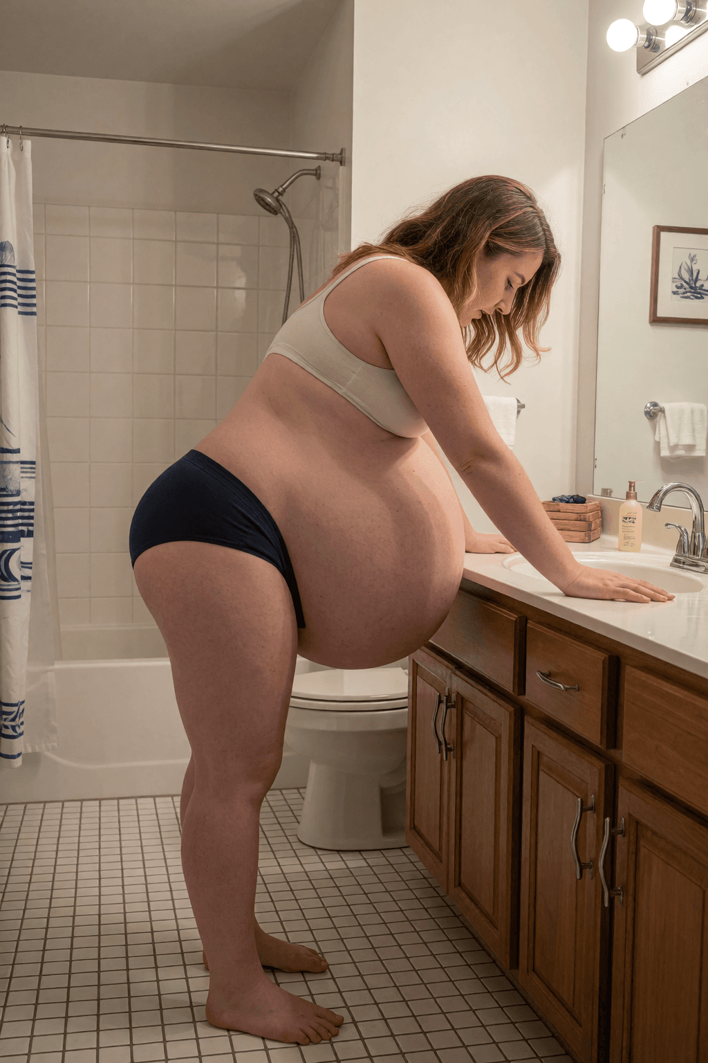 🤰 Bigger Pregnant Women