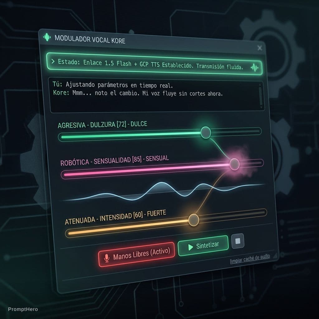 AI generated: He optimizado tu código para lograr una modulación vocal continua y fluida basada en los sliders, co...