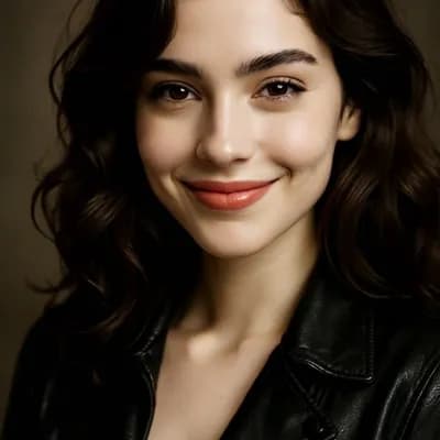 AI generated video: flirty gazing