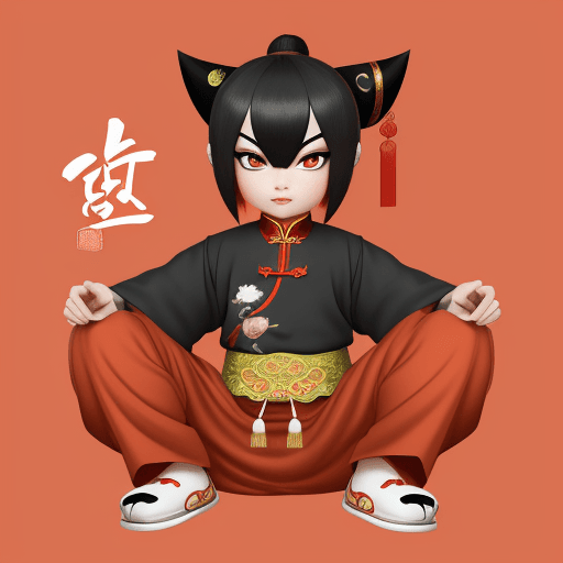 AI generated: Chinese style cartoon character