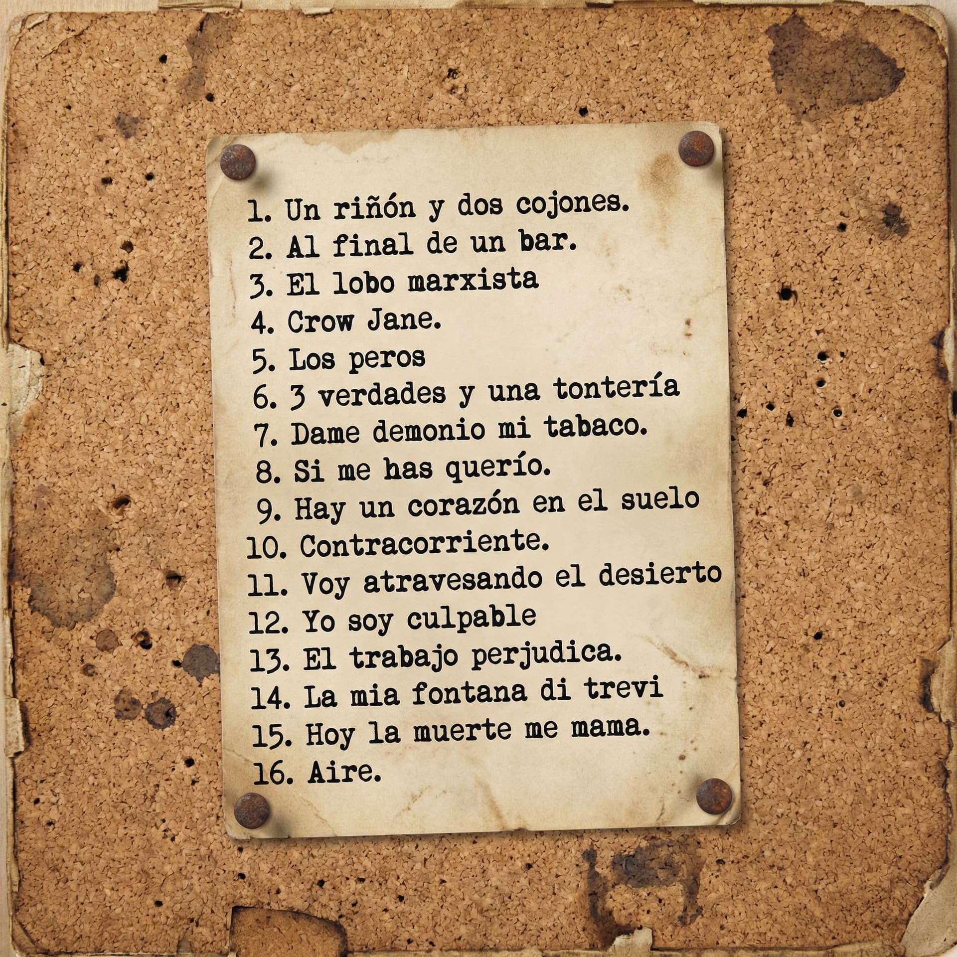 AI generated: La imagen que te acabo de subir es la portada de un disco, si te fijas es como si hubiera pinchada u...