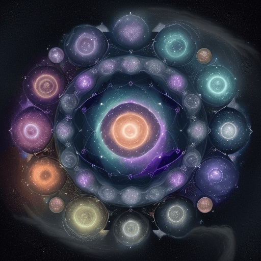 AI generated: a huge @Portalcoin logo with this descriptions
an ethereal intersection of time and space, a nebula ...