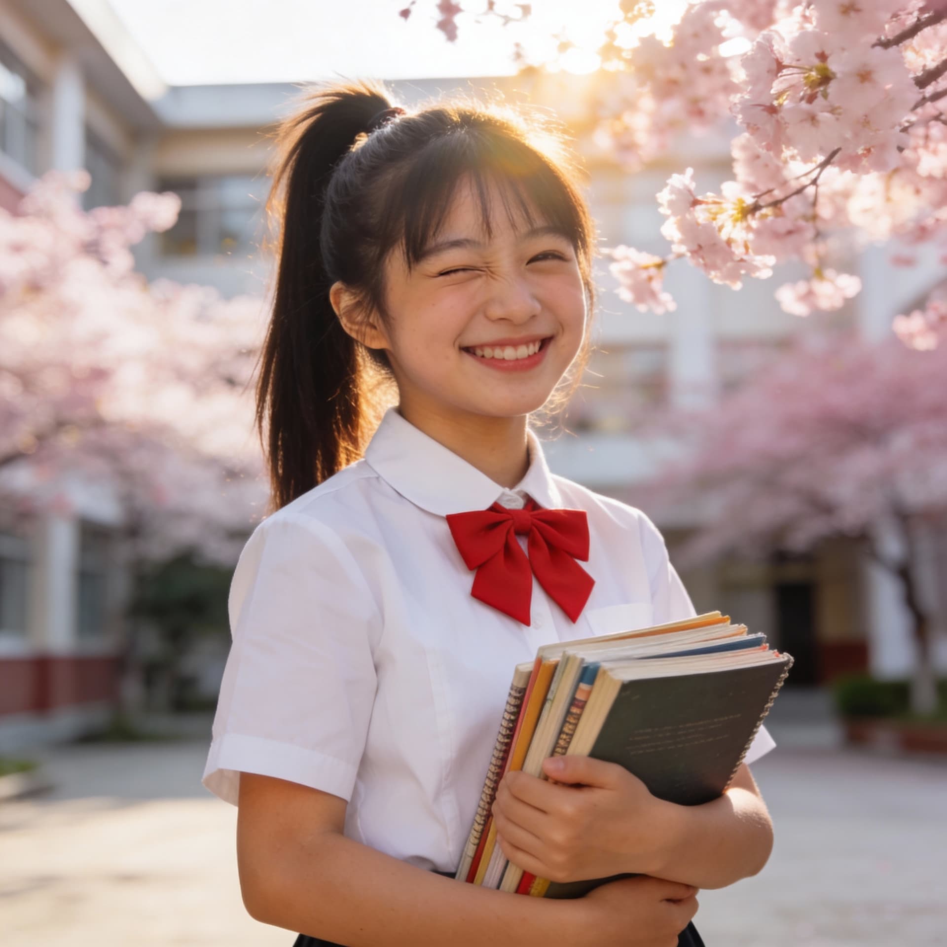 AI generated: Campus cutie