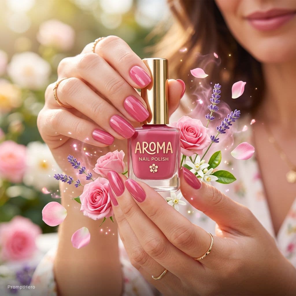 AI generated: Discover our Aroma Nail Polish – not just a pretty color but a delightful fragrance! 💅🌸
Long-lasti...