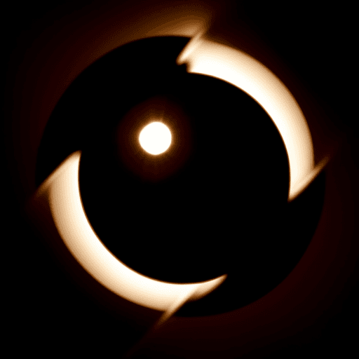 AI generated: Eclipse, artistic
