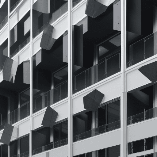 AI generated: Magnetically responsive materials being used in buildings