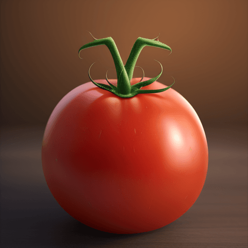 AI generated: A handsome tomato with a beautiful face , 8k , hd , ultra detail